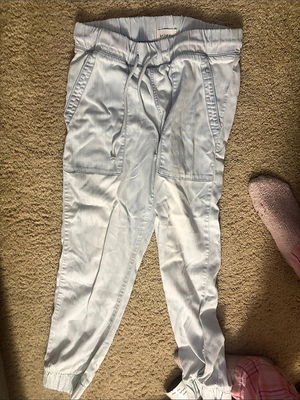 bella dahl Pocket Jogger Utility Pants White Small